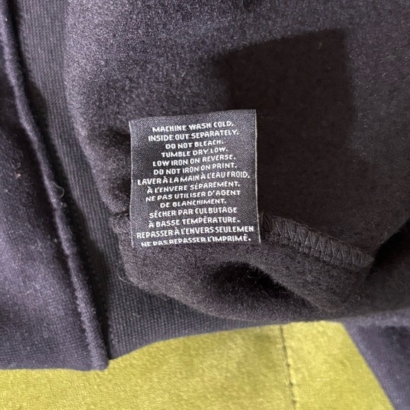 NWT Brunette the Label oversized XL/2XL crewneck black sweatshirt - Picture 7 of 10